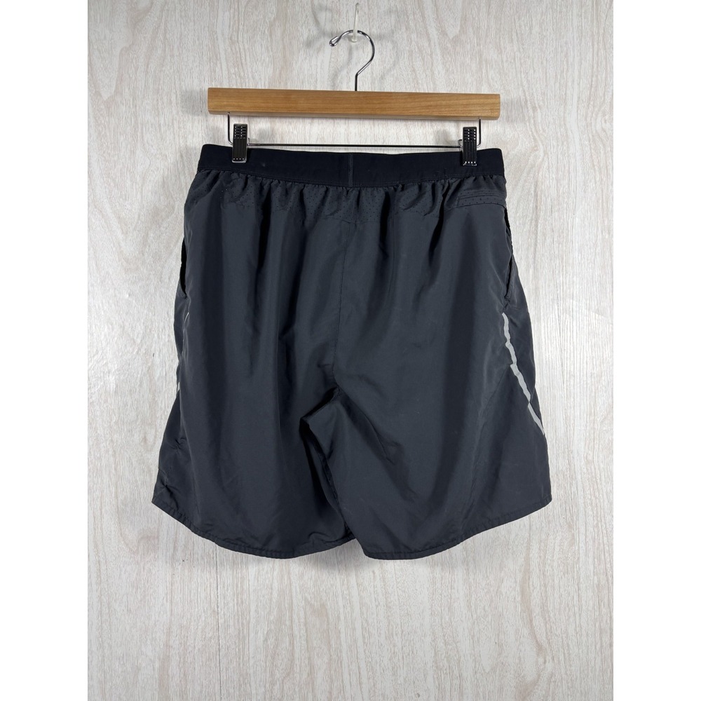 Nike Running Shorts Mens L Black Dri-FIT Lined Athletic Training Gym - Picture 2 of 3